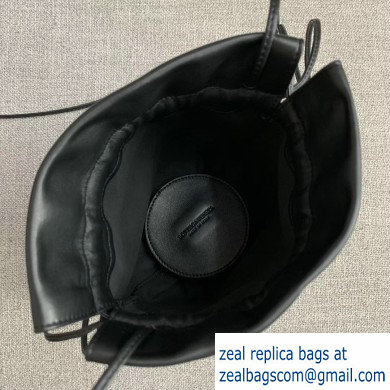 Bottega Veneta Drawstring Pouch Bag In Nappa Black 2019 - Click Image to Close