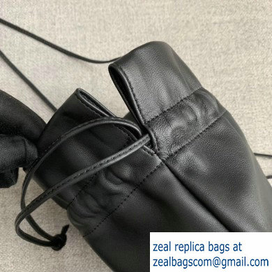 Bottega Veneta Drawstring Pouch Bag In Nappa Black 2019 - Click Image to Close