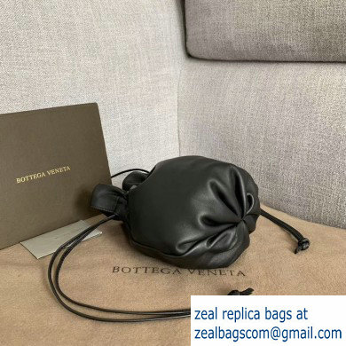 Bottega Veneta Drawstring Pouch Bag In Nappa Black 2019