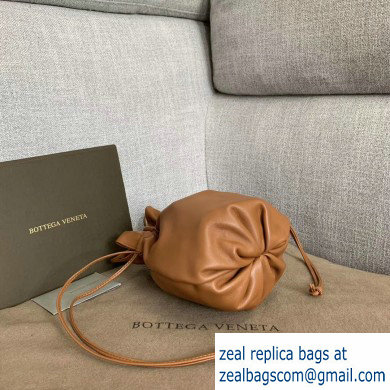 Bottega Veneta Drawstring Pouch Bag In Nappa Brown 2019