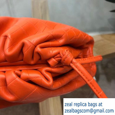 Bottega Veneta Frame The Pouch Clutch Small Bag In Croco Pattern Orange 2019