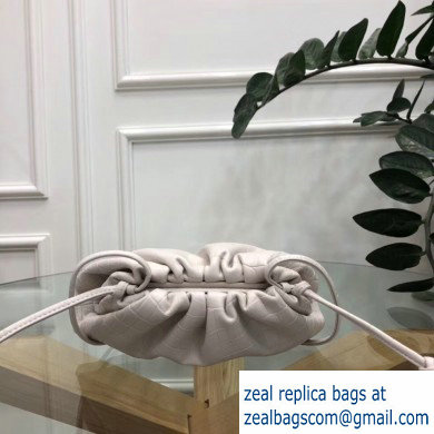 Bottega Veneta Frame The Pouch Clutch Small Bag In Croco Pattern White 2019