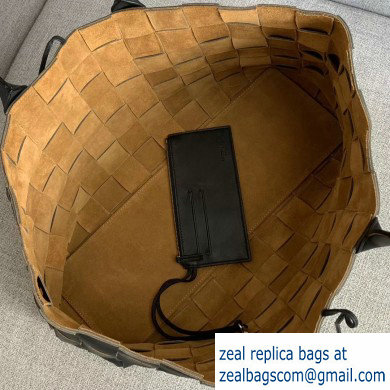 Bottega Veneta Horizontal Medium Tote Bag In Maxi Intreccio Black 2019 - Click Image to Close