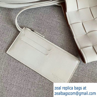 Bottega Veneta Horizontal Medium Tote Bag In Maxi Intreccio White 2019