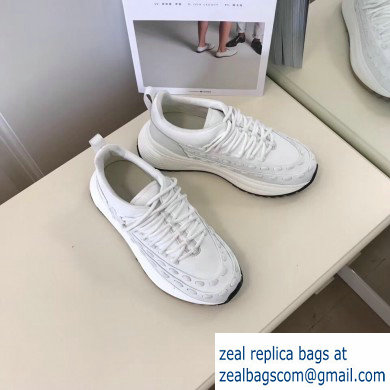 Bottega Veneta Lace Speedster Sneakers White 2019 - Click Image to Close