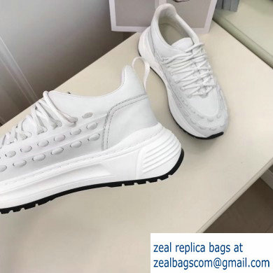 Bottega Veneta Lace Speedster Sneakers White 2019