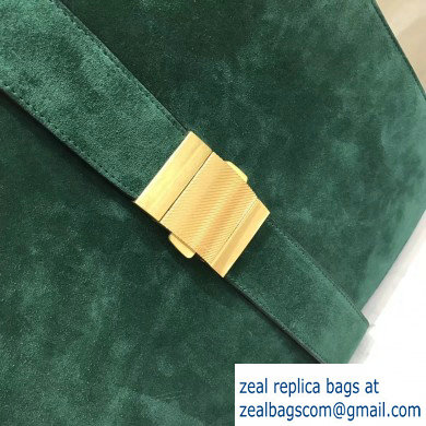 Bottega Veneta Marie Slim Shoulder Bag In Cashmere Suede Green 2019