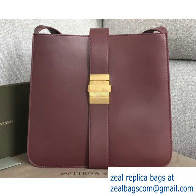 Bottega Veneta Marie Slim Shoulder Bag In Nappa Burgundy 2019 - Click Image to Close