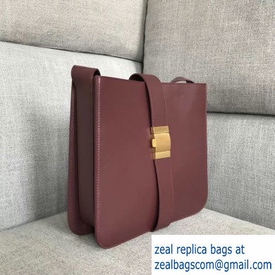 Bottega Veneta Marie Slim Shoulder Bag In Nappa Burgundy 2019 - Click Image to Close