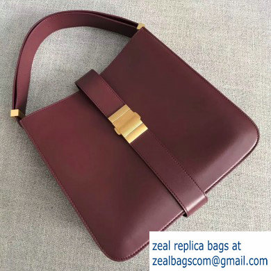 Bottega Veneta Marie Slim Shoulder Bag In Nappa Burgundy 2019