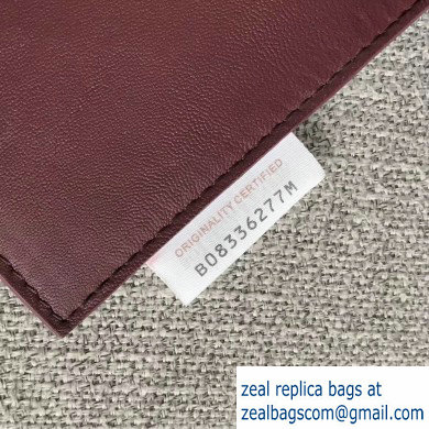 Bottega Veneta Marie Slim Shoulder Bag In Nappa Burgundy 2019 - Click Image to Close