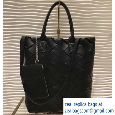 Bottega Veneta Maxi Cabat 30 Tote Bag In Nappa Black 2019