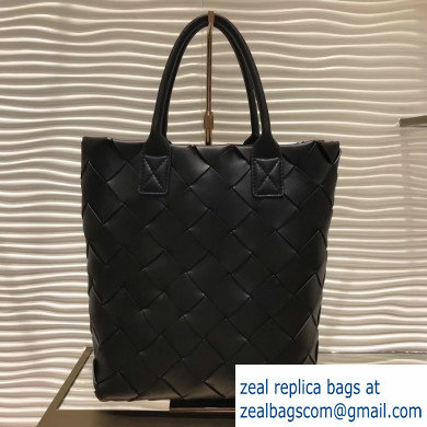 Bottega Veneta Maxi Cabat 30 Tote Bag In Nappa Black 2019