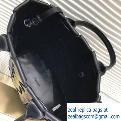 Bottega Veneta Maxi Cabat 30 Tote Bag In Nappa Black 2019