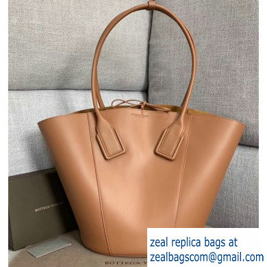 Bottega Veneta Medium Basket Tote Bag In French Calf Brown 2019 - Click Image to Close