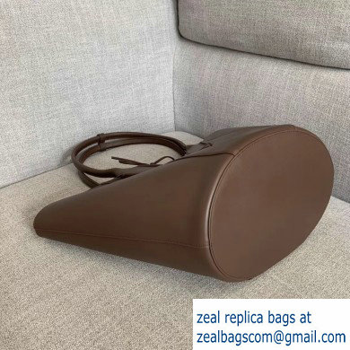 Bottega Veneta Medium Basket Tote Bag In French Calf Coffee 2019