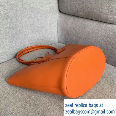 Bottega Veneta Medium Basket Tote Bag In French Calf Orange 2019 - Click Image to Close