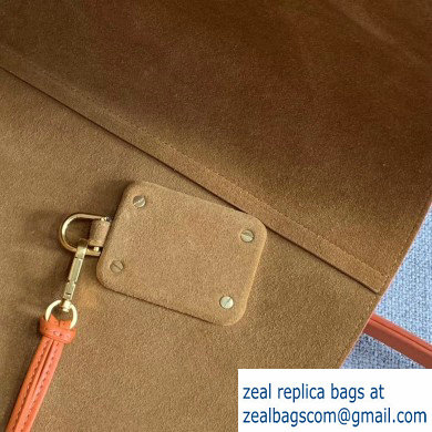 Bottega Veneta Medium Basket Tote Bag In French Calf Orange 2019 - Click Image to Close