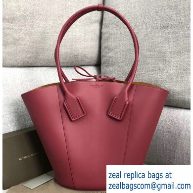 Bottega Veneta Medium Basket Tote Bag In French Calf Red 2019 - Click Image to Close