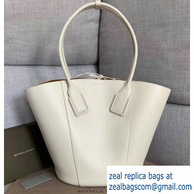 Bottega Veneta Medium Basket Tote Bag In French Calf White 2019 - Click Image to Close