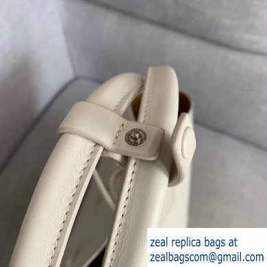 Bottega Veneta Medium Basket Tote Bag In French Calf White 2019 - Click Image to Close