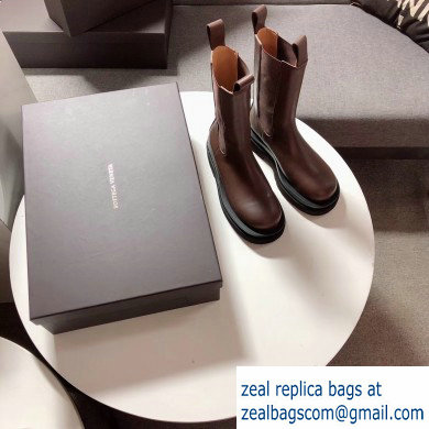 Bottega Veneta Mid-calf Boots Coffee 2019 - Click Image to Close