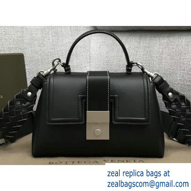 Bottega Veneta Mini Piazza Bag in Soft Matte Calfskin Black 2019 - Click Image to Close