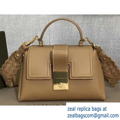 Bottega Veneta Mini Piazza Bag in Soft Matte Calfskin Camel 2019 - Click Image to Close