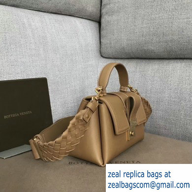 Bottega Veneta Mini Piazza Bag in Soft Matte Calfskin Camel 2019