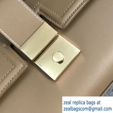 Bottega Veneta Mini Piazza Bag in Soft Matte Calfskin Camel 2019