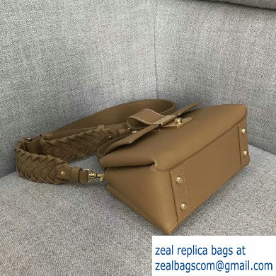 Bottega Veneta Mini Piazza Bag in Soft Matte Calfskin Camel 2019 - Click Image to Close