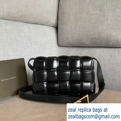 Bottega Veneta Padded Cassette Crossbody Bag Black 2019