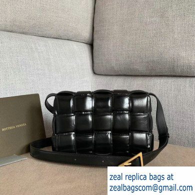 Bottega Veneta Padded Cassette Crossbody Bag Black 2019 - Click Image to Close