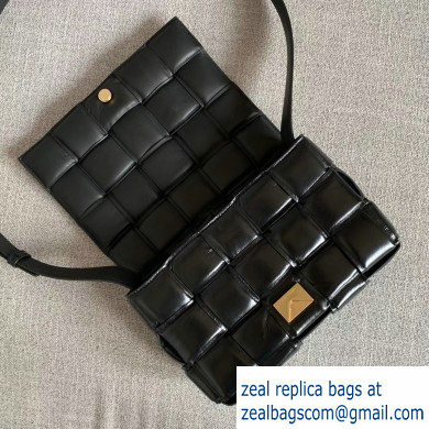 Bottega Veneta Padded Cassette Crossbody Bag Black 2019