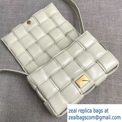 Bottega Veneta Padded Cassette Crossbody Bag Creamy 2019