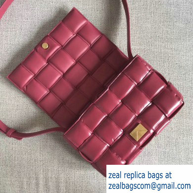 Bottega Veneta Padded Cassette Crossbody Bag Dark Red 2019 - Click Image to Close