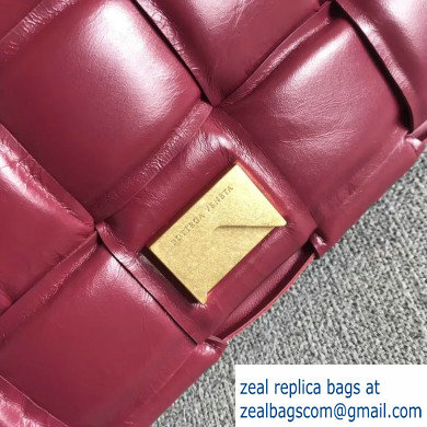 Bottega Veneta Padded Cassette Crossbody Bag Dark Red 2019 - Click Image to Close