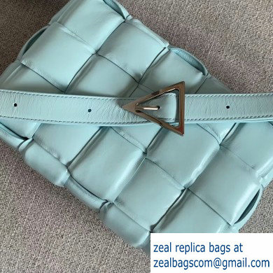 Bottega Veneta Padded Cassette Crossbody Bag Sky Blue 2019 - Click Image to Close