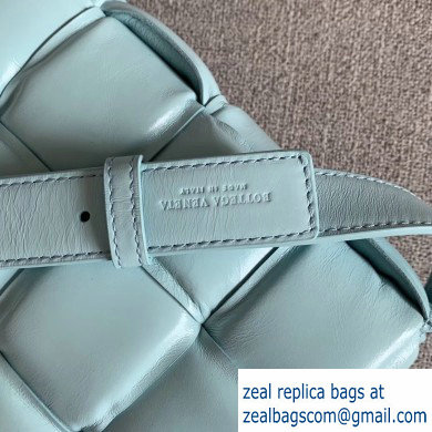 Bottega Veneta Padded Cassette Crossbody Bag Sky Blue 2019