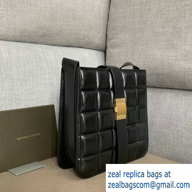 Bottega Veneta Padded Marie Slim Shoulder Bag Black 2019 - Click Image to Close