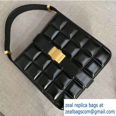 Bottega Veneta Padded Marie Slim Shoulder Bag Black 2019 - Click Image to Close