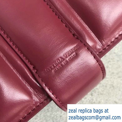 Bottega Veneta Padded Marie Slim Shoulder Bag Burgundy 2019