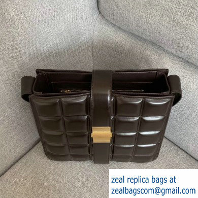 Bottega Veneta Padded Marie Slim Shoulder Bag Coffee 2019