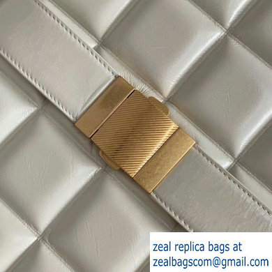 Bottega Veneta Padded Marie Slim Shoulder Bag Creamy 2019 - Click Image to Close