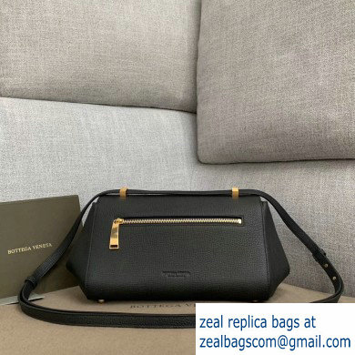 Bottega Veneta Small BV Angle Shoulder Bag In Palmellato Black 2019 - Click Image to Close
