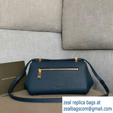 Bottega Veneta Small BV Angle Shoulder Bag In Palmellato Blue 2019