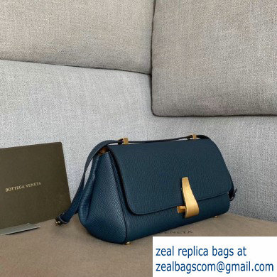 Bottega Veneta Small BV Angle Shoulder Bag In Palmellato Blue 2019 - Click Image to Close