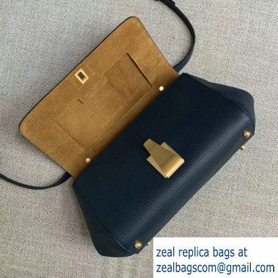 Bottega Veneta Small BV Angle Shoulder Bag In Palmellato Blue 2019