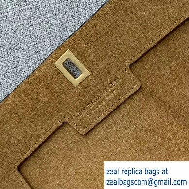 Bottega Veneta Small BV Angle Shoulder Bag In Palmellato Blue 2019