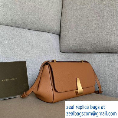 Bottega Veneta Small BV Angle Shoulder Bag In Palmellato Brown 2019 - Click Image to Close